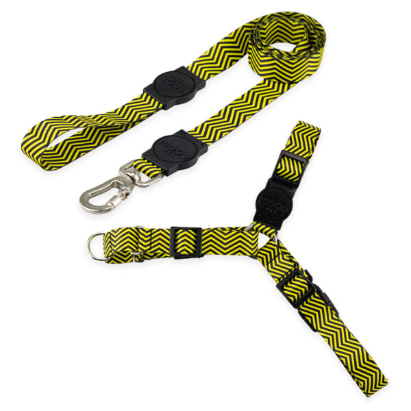 Kit Guia com Peitoral Antipuxão para Cachorro Mood Pet